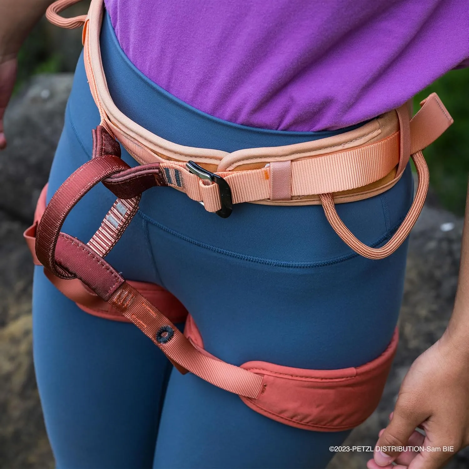 PETZL CORAX LT Women's Harness - Comfortable, Durable, and Versatile Rock Climbing Harness