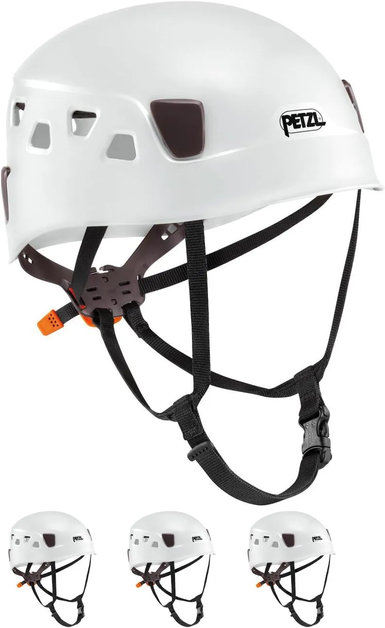 PETZL Panga White Climbing Helmet for Group and Club Use 4 Pack