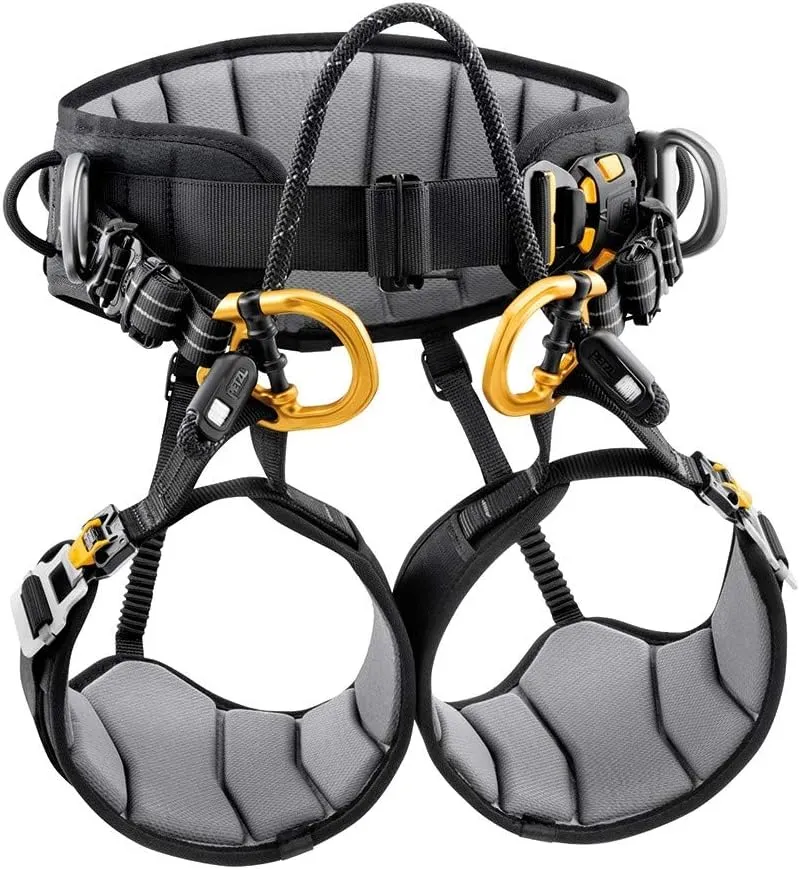 PETZL - Sequoia Tree Care Seat Harness, Black/Yellow, 0