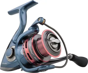 Pflueger Lady President Spinning Reel, Right/Left Handle Position, Graphite Body and Rotor, Corrosion-Resistant, Aluminum Spool, Front Drag System