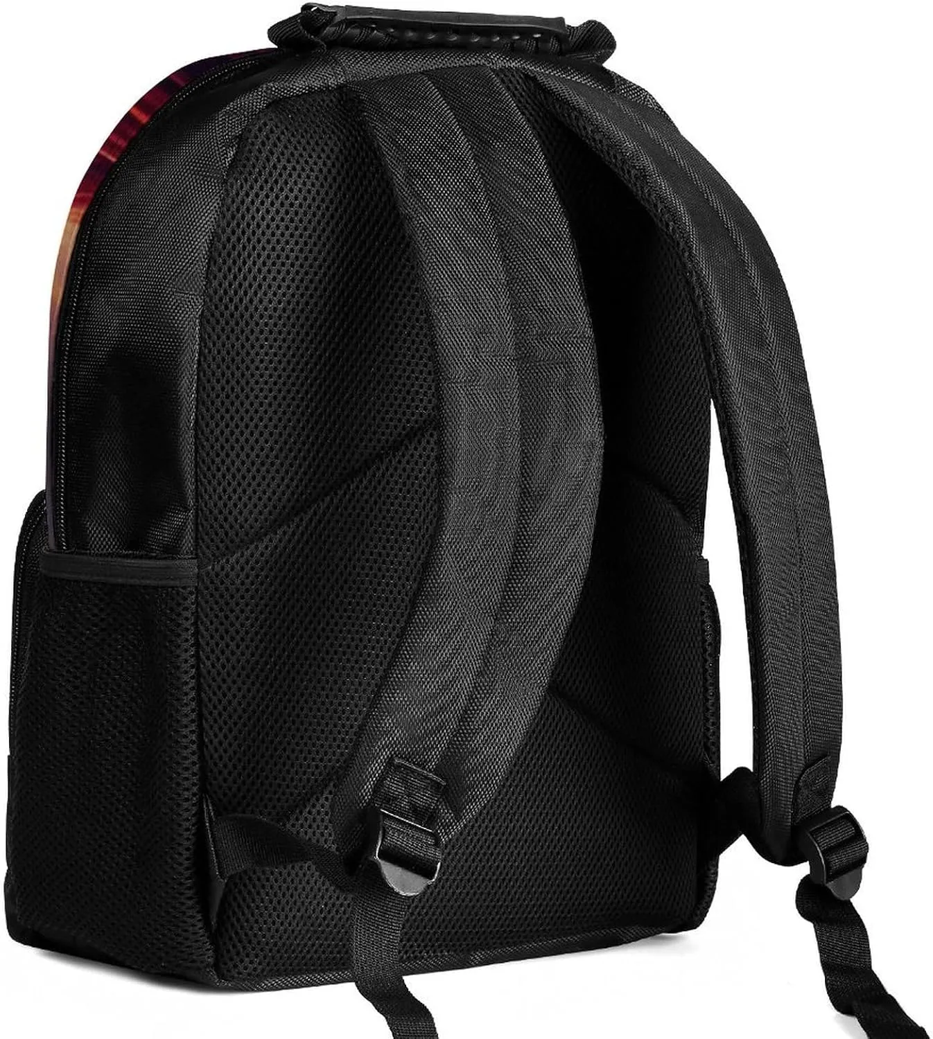 Polyester Daypack Backpack for Trekking Picnic Walking Cycling - Large Capacity Anti-Theft Multipurpose Shoulder Bag, Cool Lion In The Universe Surreal Style Art Casual Daypack