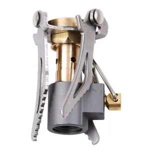Portable burner stainless steel folding mountaineering gas burner