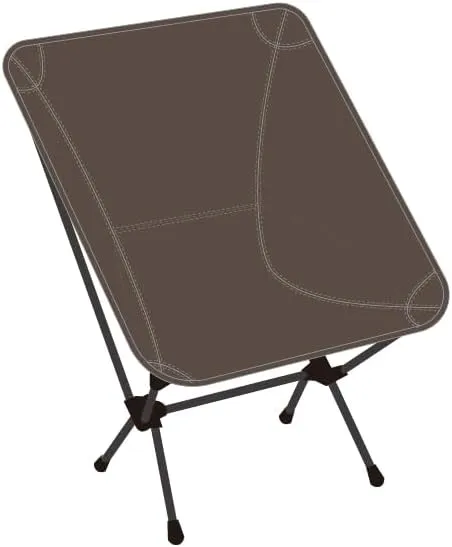 Portable Camping Chair - Lightweight & Foldable, Breathable Fabric, Comfortable & Easy to Carry Backpacking Chair (Chestnut Brown)