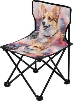 Portable Camping Folding Chairs Foldable Chair Small Dog Driving 3 Lightweight Backpacking Outdoor Outside Fishing