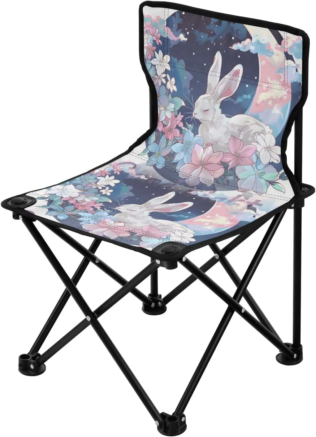 Portable Camping Folding Chairs Foldable Chair Small Rabbit Good Night Lightweight Backpacking Outdoor Outside Fishing