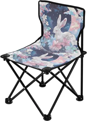Portable Camping Folding Chairs Foldable Chair Small Rabbit Good Night Lightweight Backpacking Outdoor Outside Fishing