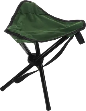 Portable Folding Camping Stool Lightweight Heavy Duty Fishing Chair Water Outdoor Seating for Hiking Picnics Beach Reinforced Stability for Maximum Load Capacity