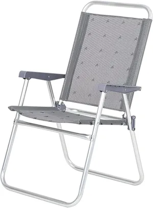 Portable Folding Chair Outdoor Camping Portable Folding Chair Beach Seat Lightweight Lazy Lunch Break Recliner for Fishing Travel Adjustable Folding Chair