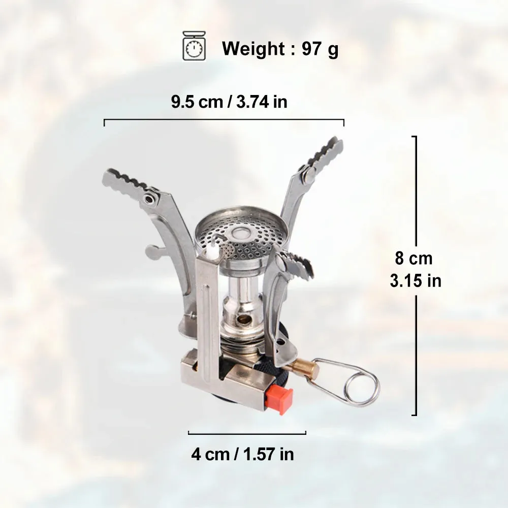 Portable folding outdoor stove cookware gas burner camping stove for hiking picnic BBQ gas stove tank cooker furnace end