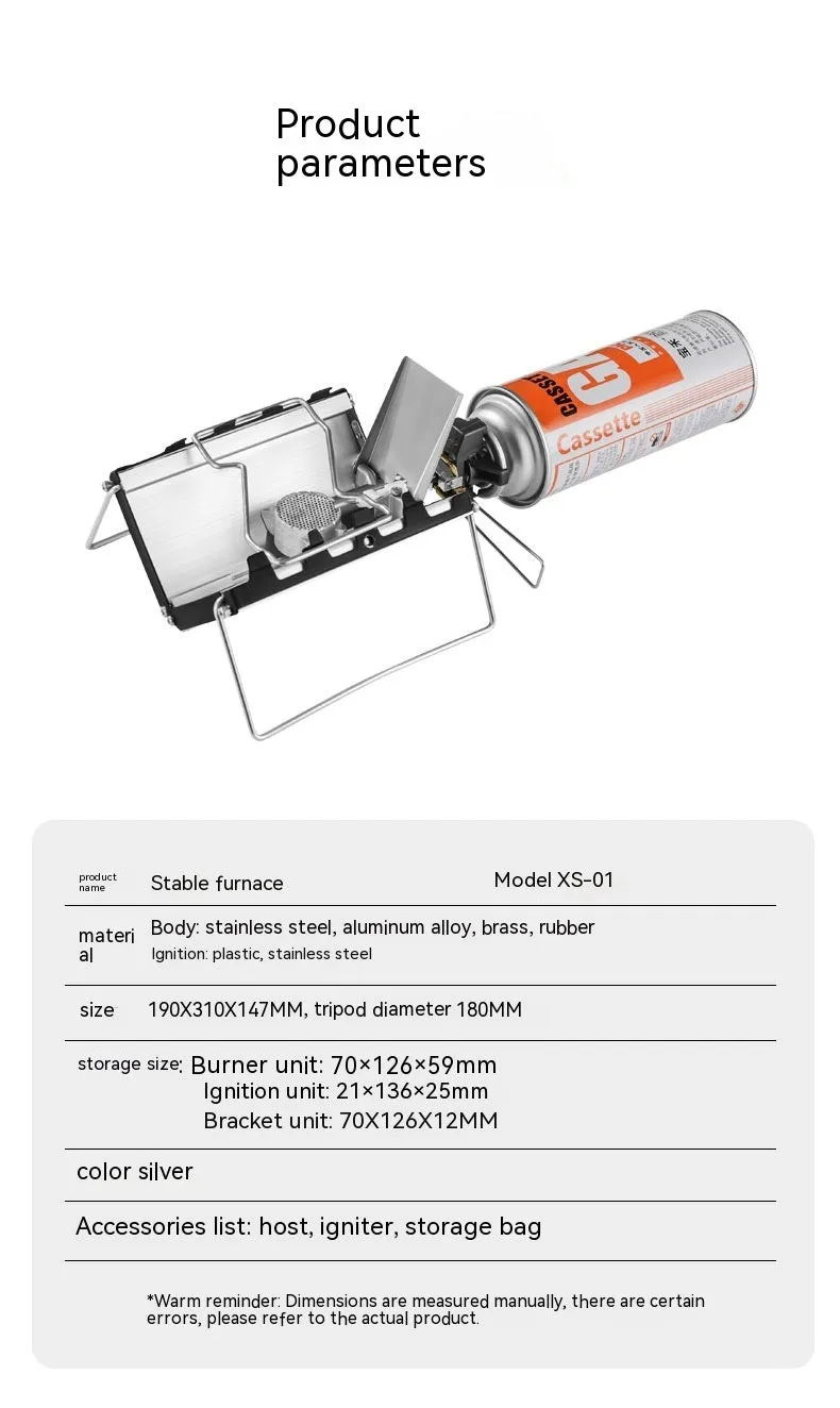 Portable Gas Stove Outdoor Portable Folding