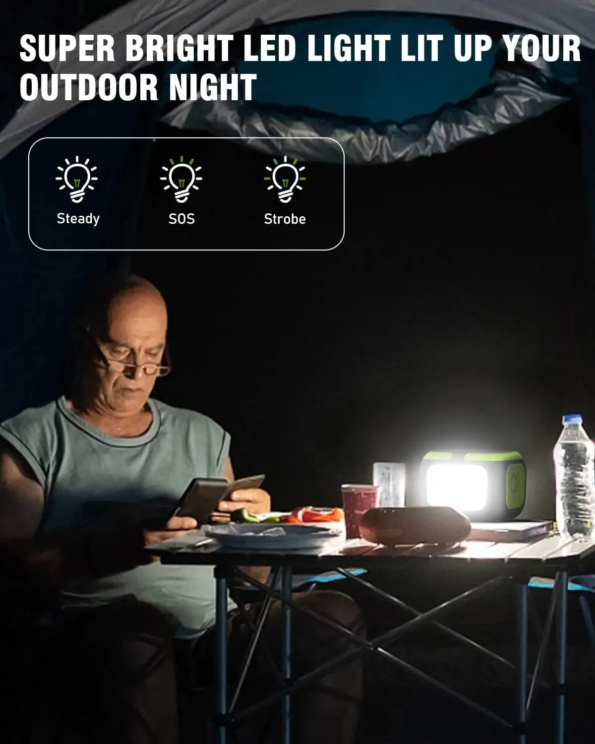 Portable Power Station Solar Generator Power Bank with AC Outlet 110V,, USB  for Outdoor Camping RV