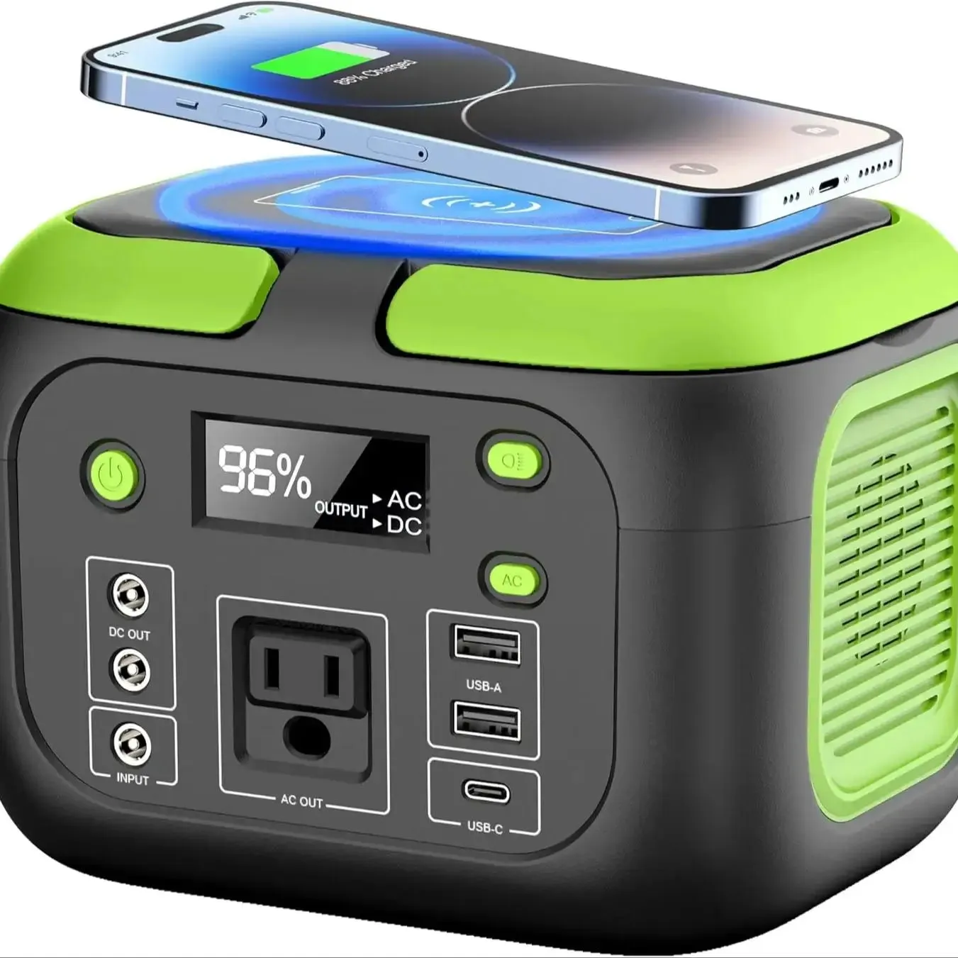 Portable Power Station Solar Generator Power Bank with AC Outlet 110V,, USB  for Outdoor Camping RV