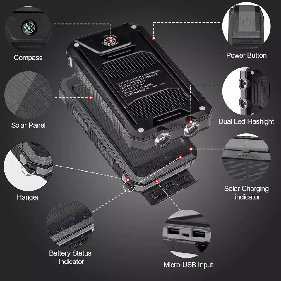 Portable Solar Charging Case