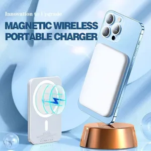 Portable Wireless Magnetic Power Bank