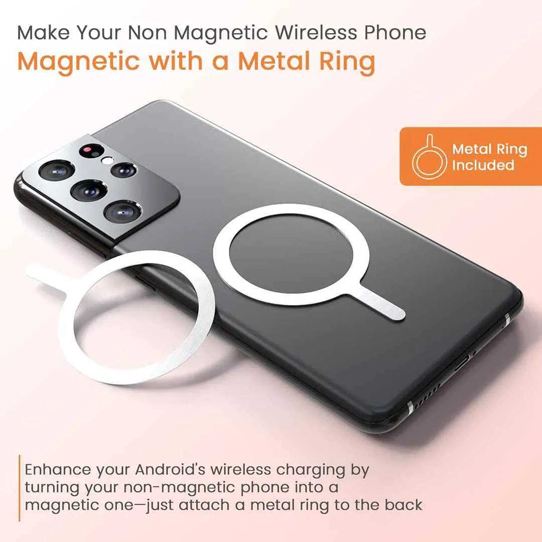 Portronics Chyro 10000mAh 15W Magnetic Wireles Powerbank(Black)