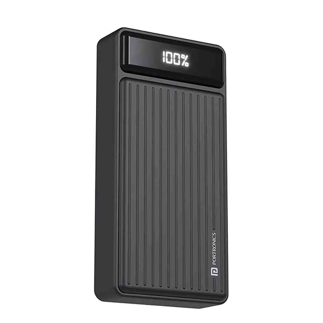 Portronics Luxcell B 20K Advanced 20000 mAh Power Bank(Black)