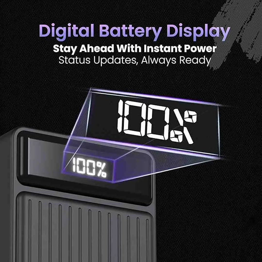 Portronics Luxcell B 20K Advanced 20000 mAh Power Bank(Black)