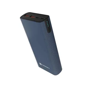 Portronics Power 45 20000mAh Super Metal Power Bank(Blue)