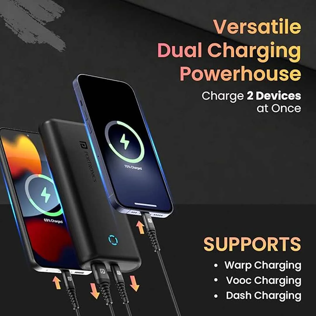 Portronics PowerPod 20K Advanced 20000 mAh Power Bank