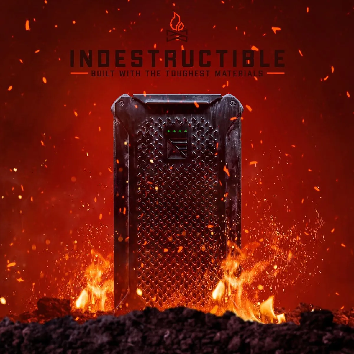 Poseidon Pro Indestructible Portable Charger | 10,200 mAh High Capacity | Fast Charging USB-C and USB-A Ports, Ultra-Durable Armor Flex, IP68 Waterproof, Made for Adventures Off The Grid
