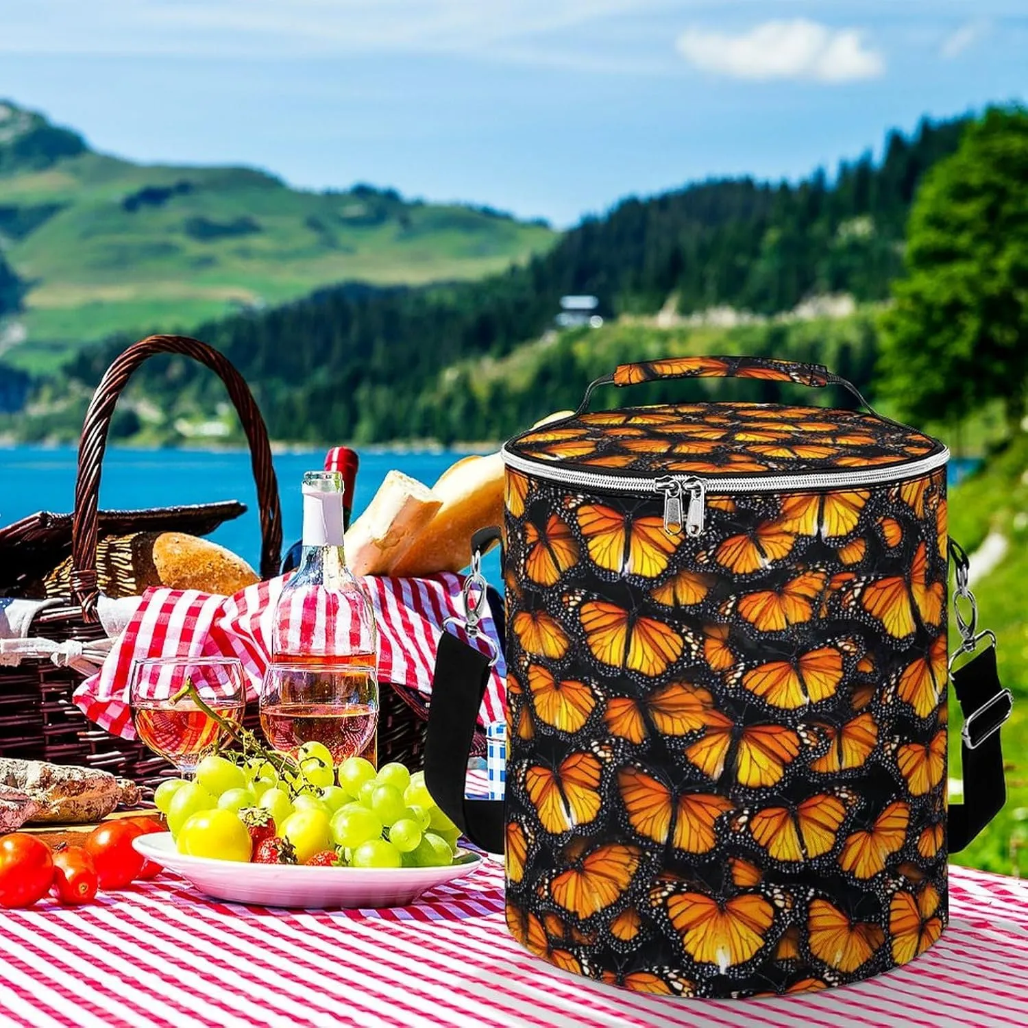 Potable Lightweight Cooler Backpack for Picnic, Hiking, Beverage Beer Bag Cooler