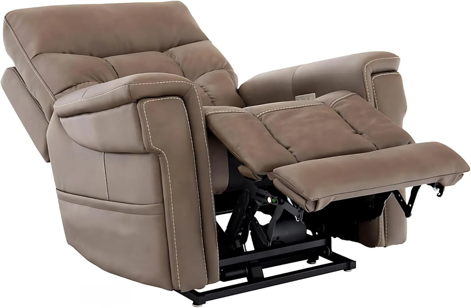 Pride Viva Lift Ultra Power Recliners - Lift Chair for Adults, 400 Lbs Weight Capacity, Lithium Battery Backup, 23" W x 22" D Comfort Seat, Large, Capriccio Cappuccino - PLR4955L