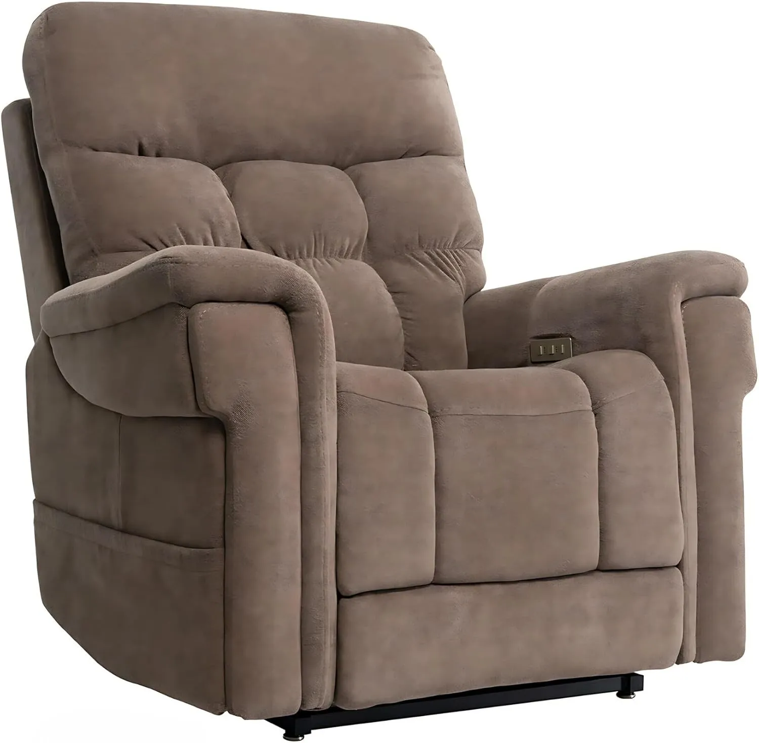 Pride Viva Lift Ultra Power Recliners - Lift Chair for Adults, 400 Lbs Weight Capacity, Lithium Battery Backup, 23" W x 22" D Comfort Seat, Large, Trento Brown - PLR4955L
