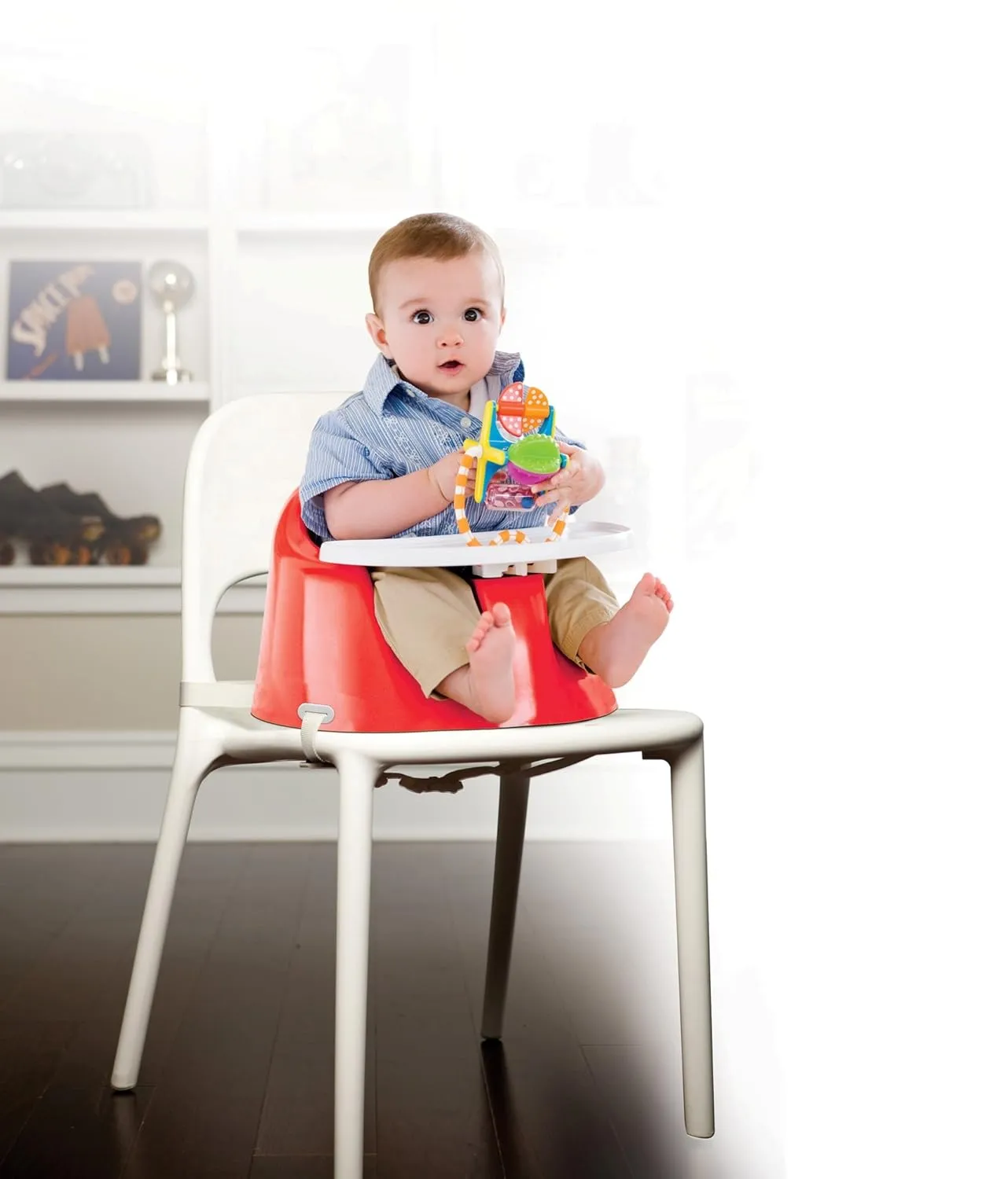 Prince Lionheart bebePOD Flex Plus Baby Seat, Orange