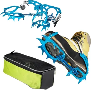Professional Edition Fourteen Teeth Ice Crampons Winter Snow Boot Shoe Covers Gripper