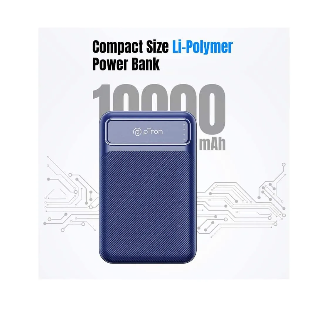 pTron Dynamo Spark 10000mAh (Blue)