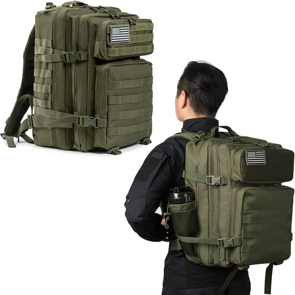 QT&QY Tactical Backpack V1.0(Green) Military Backpack V2.0(Green)