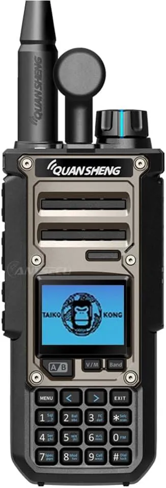 Quansheng UV-TK11 (8) UHF VHF 10W High-Power Walkie Talkie with NOAA 999 Programmable Channels, Voice Prompts, USB-C Fast Charging Rugged for Outdoor, Emergency & Group Use