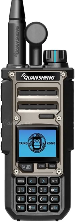 Quansheng UV-TK11 (8) UHF VHF 10W High-Power Walkie Talkie with NOAA 999 Programmable Channels, Voice Prompts, USB-C Fast Charging Rugged for Outdoor, Emergency & Group Use