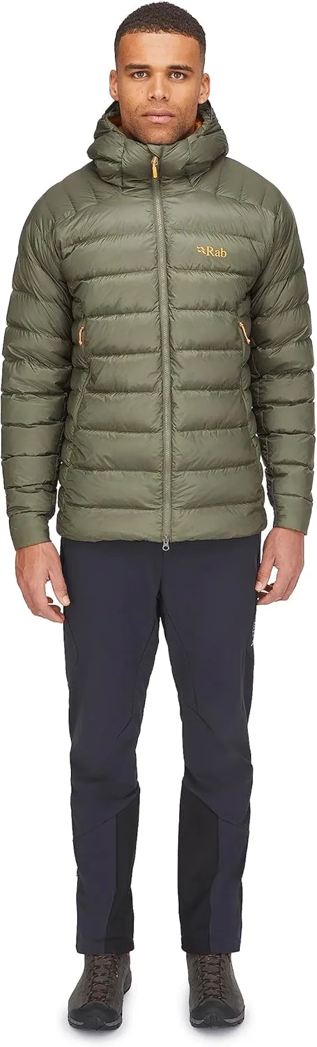 Rab Men's Electron Pro 800-Fill Down Hooded Jacket for Climbing and Mountaineering
