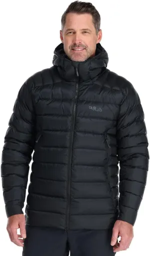 Rab Men's Electron Pro 800-Fill Down Hooded Jacket for Climbing and Mountaineering