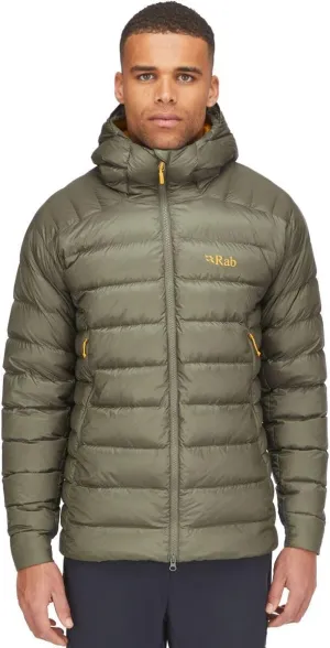 Rab Men's Electron Pro 800-Fill Down Hooded Jacket for Climbing and Mountaineering