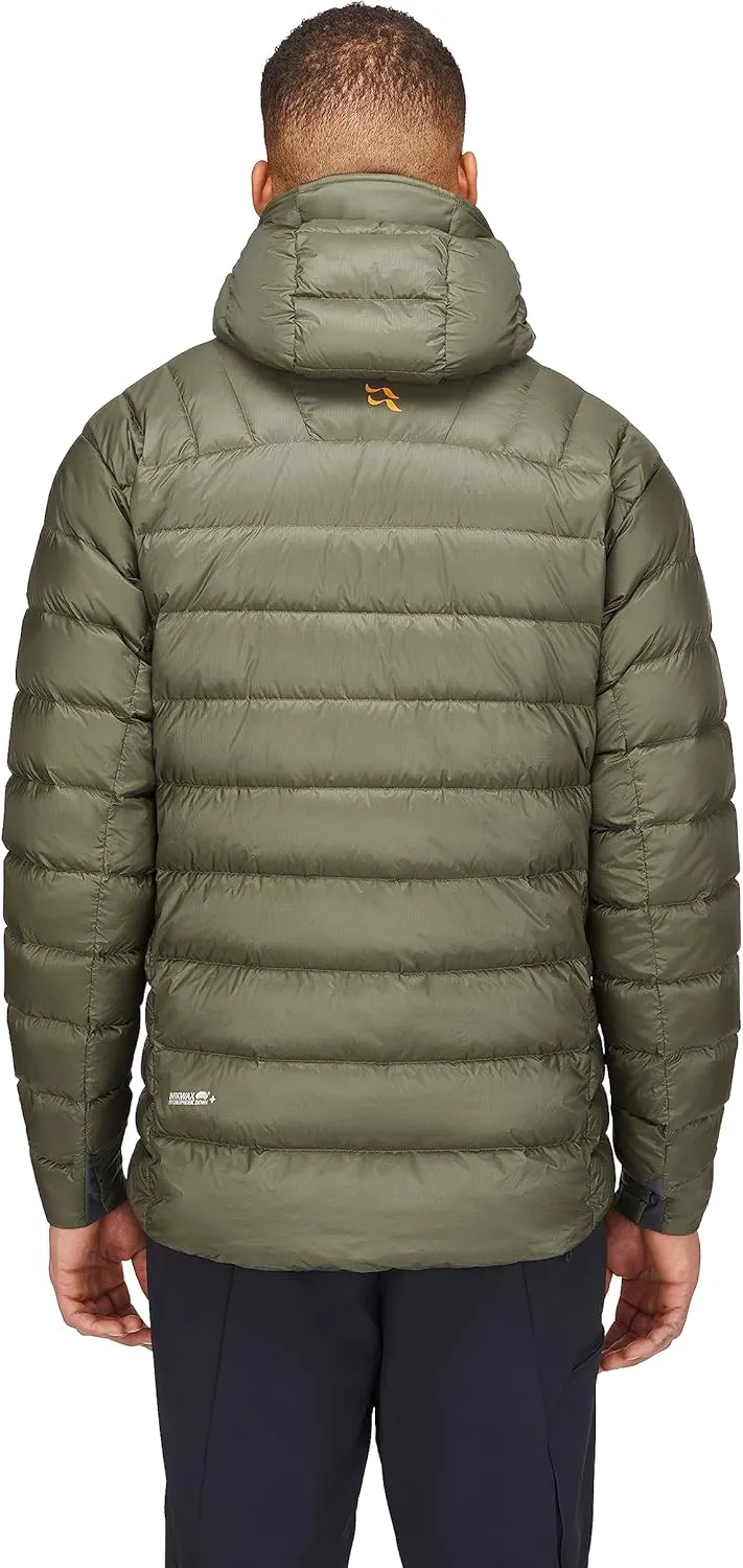 Rab Men's Electron Pro 800-Fill Down Hooded Jacket for Climbing and Mountaineering