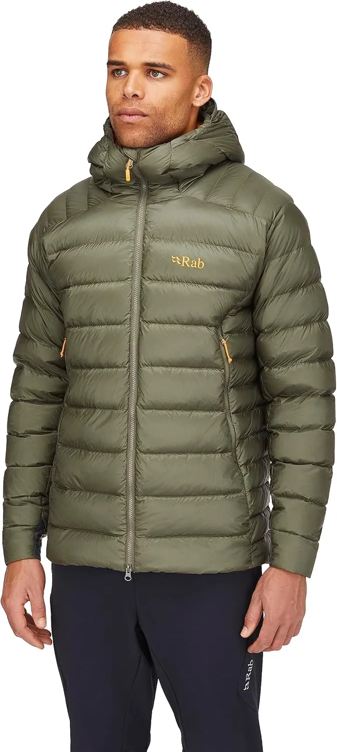 Rab Men's Electron Pro 800-Fill Down Hooded Jacket for Climbing and Mountaineering