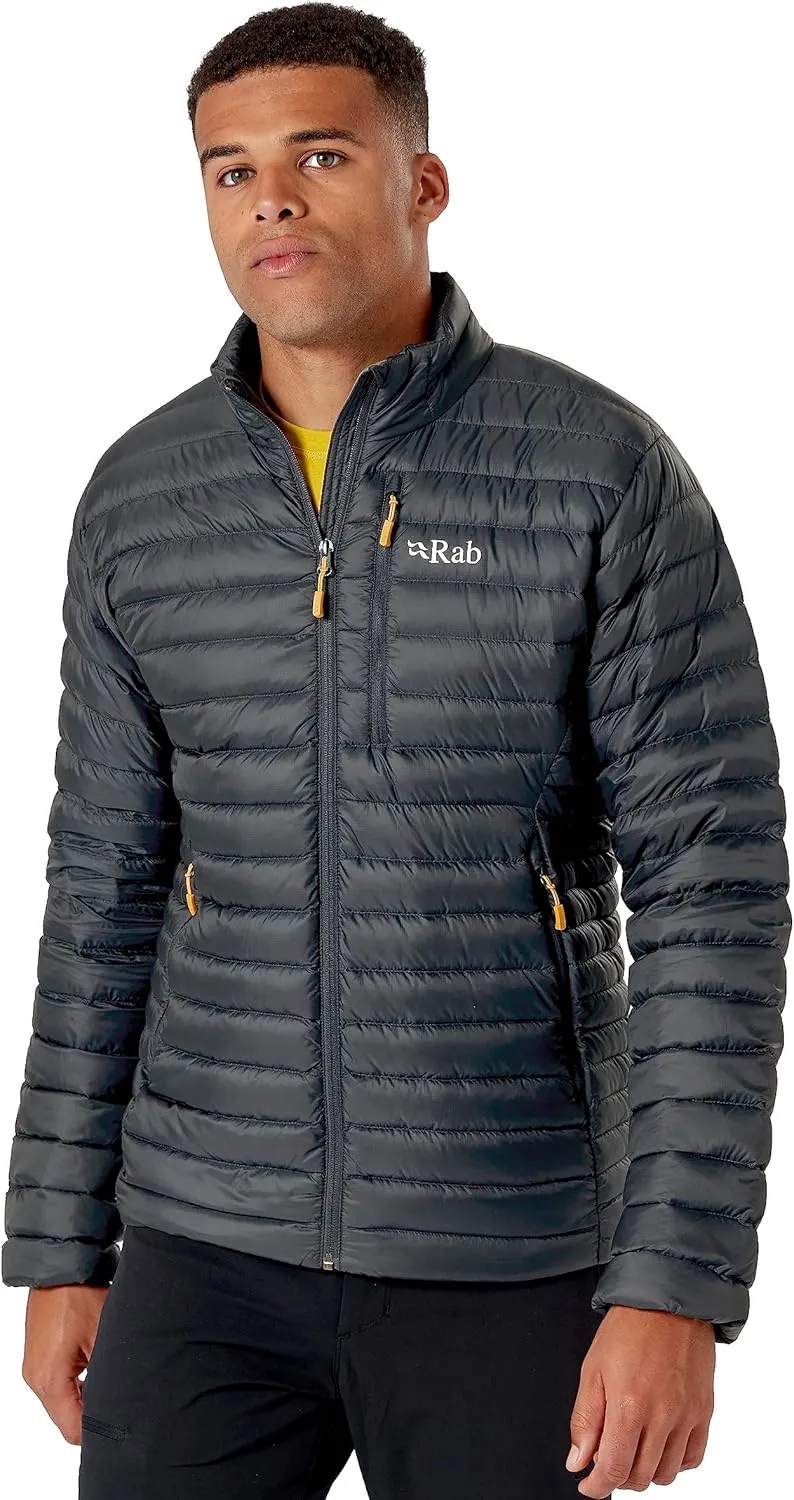 Rab Men's Microlight Down Jacket for Hiking, Climbing, and Skiing