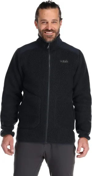 Rab Men's Outpost Lightweight Fleece Jacket for Hiking and Climbing - Beluga - Small