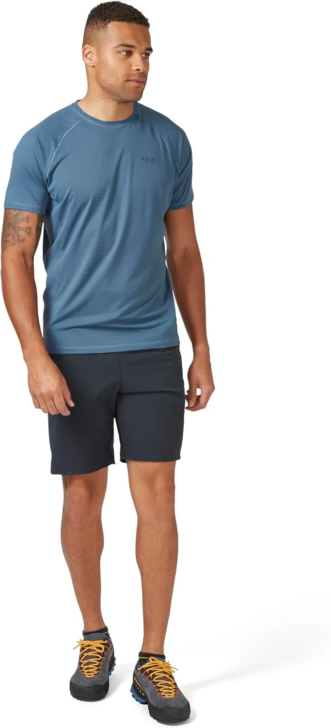 Rab Men's Sonic Tee - Lightweight Breathable Short-Sleeve T-Shirt for Trail Running & Hiking