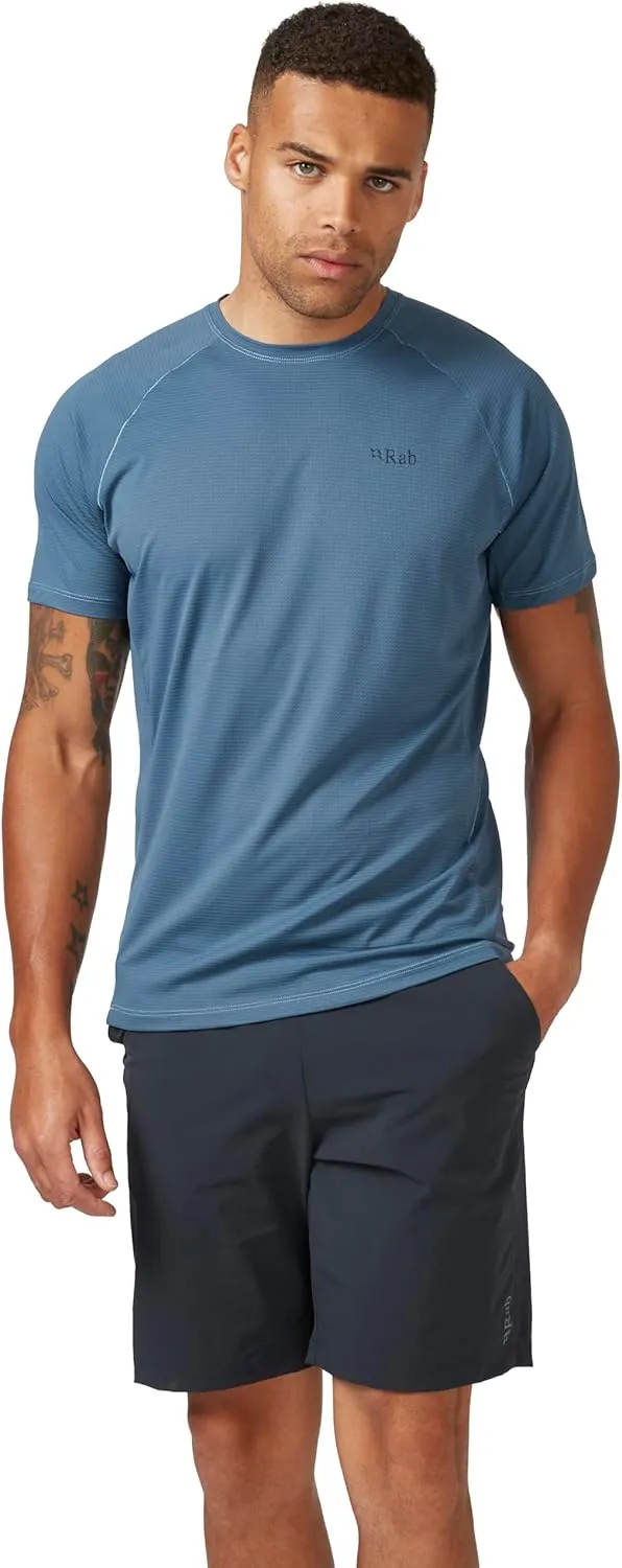 Rab Men's Sonic Tee - Lightweight Breathable Short-Sleeve T-Shirt for Trail Running & Hiking