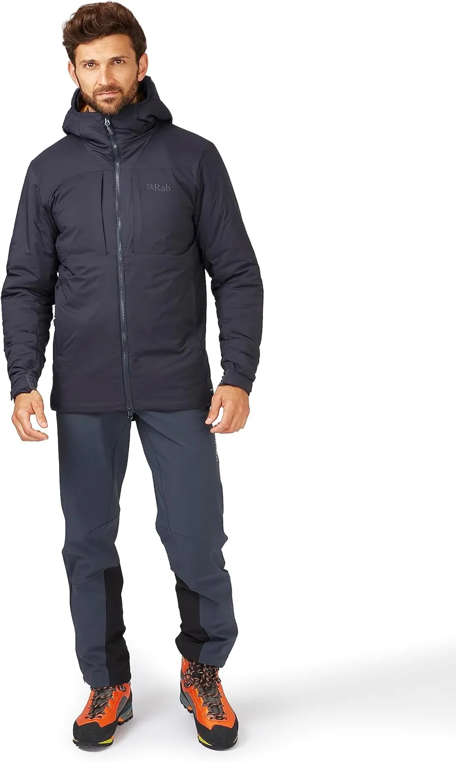 Rab Men’s Xenair Alpine Jacket Synthetic Insulated Coat For Hiking, Skiing, & Climbing