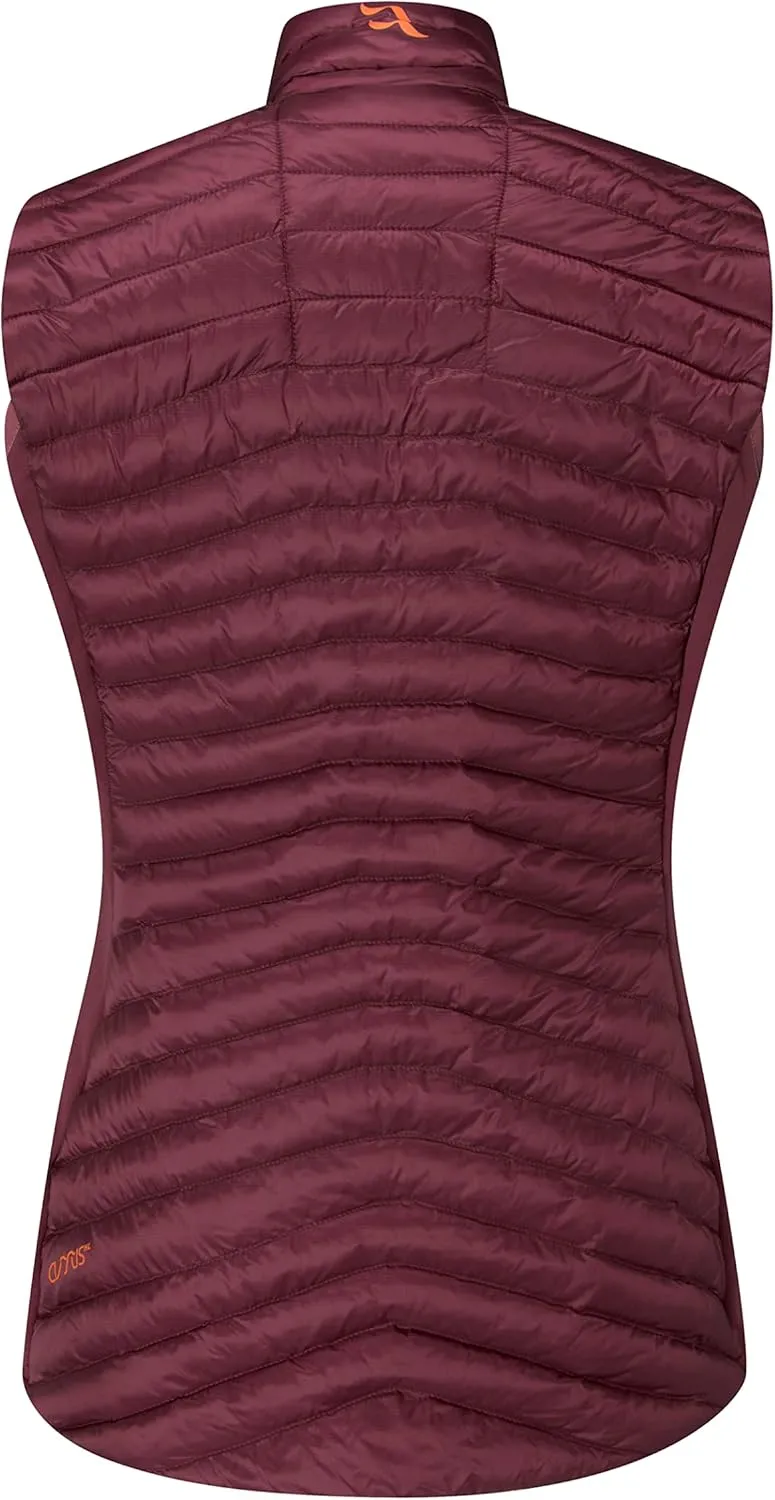 Rab Women's Cirrus Flex 2.0 Synthetic Insulated Windproof Water-Resistant Vest for Hiking, Climbing, and Skiing