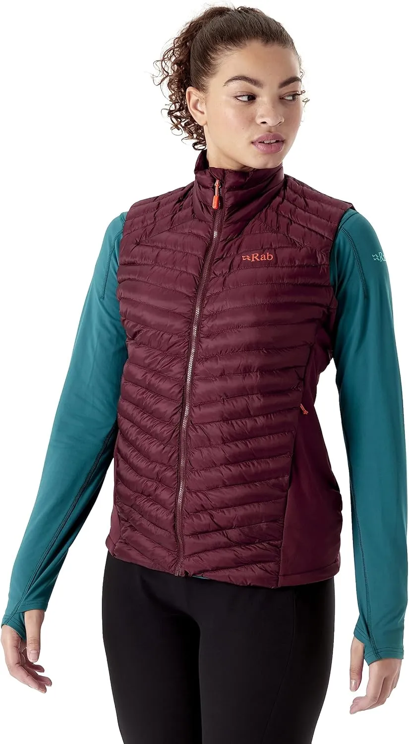 Rab Women's Cirrus Flex 2.0 Synthetic Insulated Windproof Water-Resistant Vest for Hiking, Climbing, and Skiing