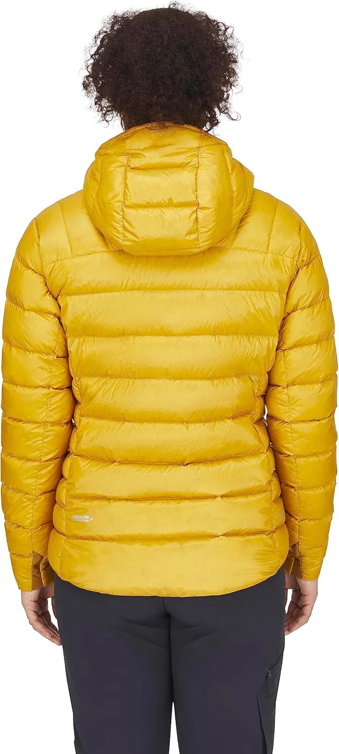 Rab Women's Electron Pro 800-Fill Down Hooded Jacket for Climbing and Mountaineering