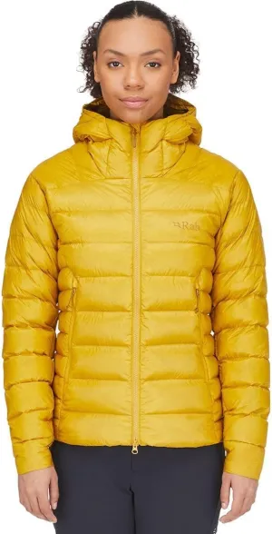 Rab Women's Electron Pro 800-Fill Down Hooded Jacket for Climbing and Mountaineering