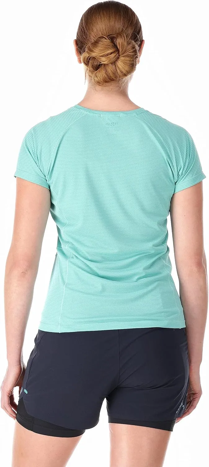 Rab Women's Sonic Tee - Lightweight Breathable Short-Sleeve T-Shirt for Trail Running & Hiking
