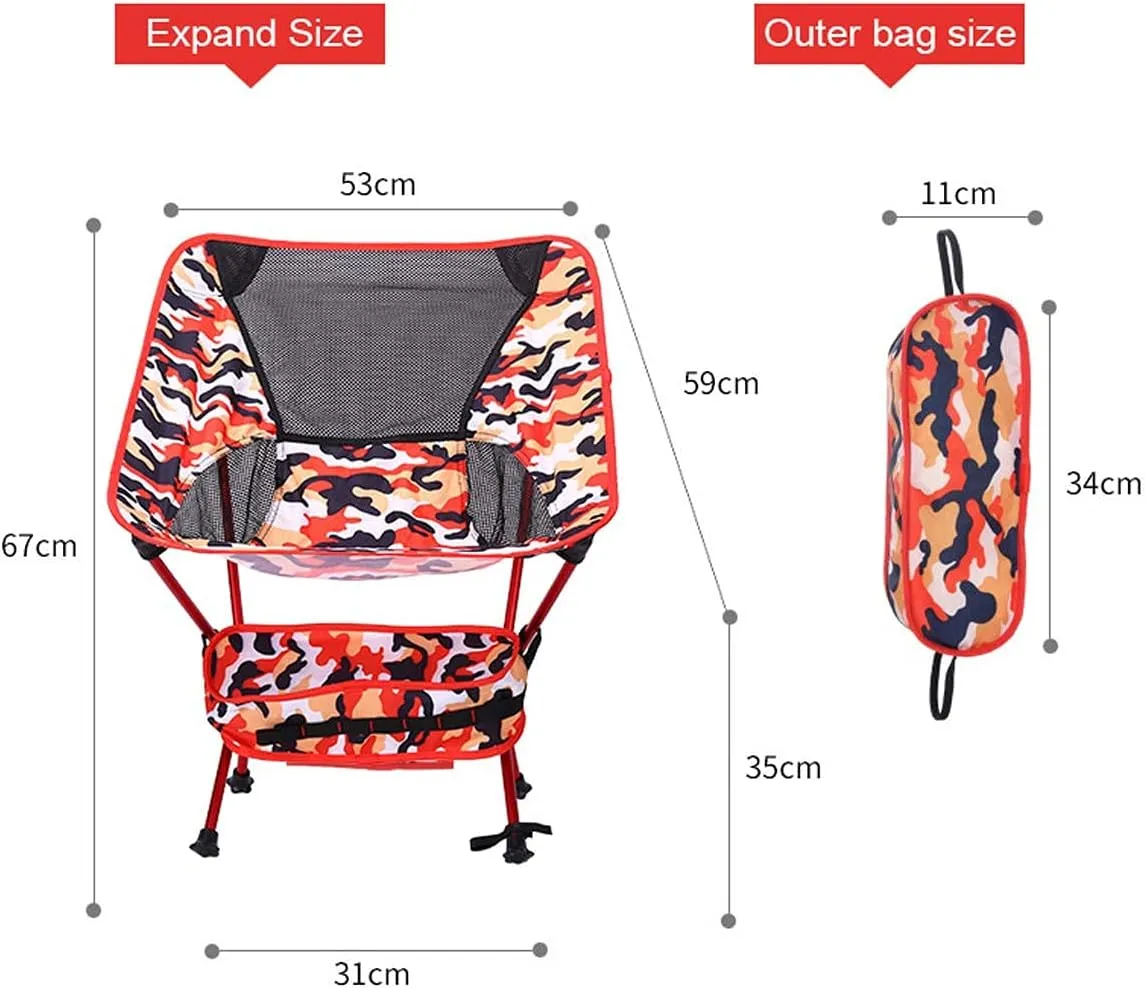Recliner Chair,Folding Beach Chairs for Adults Lightweight, Ultralight Backpacking Chair with Carry Bag Compact & Heavy Duty Outdoor, Camping, BBQ, Beach, Travel, Picnic, Festi