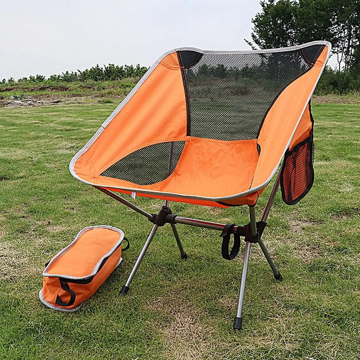 Recliner Chair,Folding Beach Chairs for Adults Lightweight, with Easy to Carry Bag, Comfy Deep Seat, Ultra Lightweight, Quick Setup for Beach, Backpacking, Travel, Outdoor, Hiki